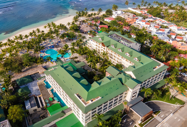 Panorámica del Resort Coral Costa Caribe en Juan Dolio.